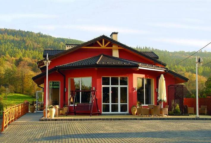 Hotel dla 2 osób, z Jacuzzi i Taras oraz Ogród i Sauna w Myślenice