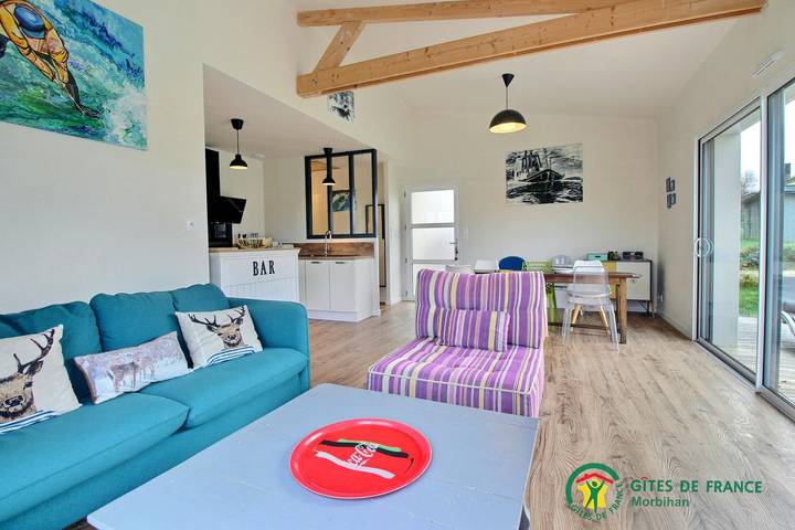 Gîte pour 4 personnes, avec terrasse et jardin à Férel - 4