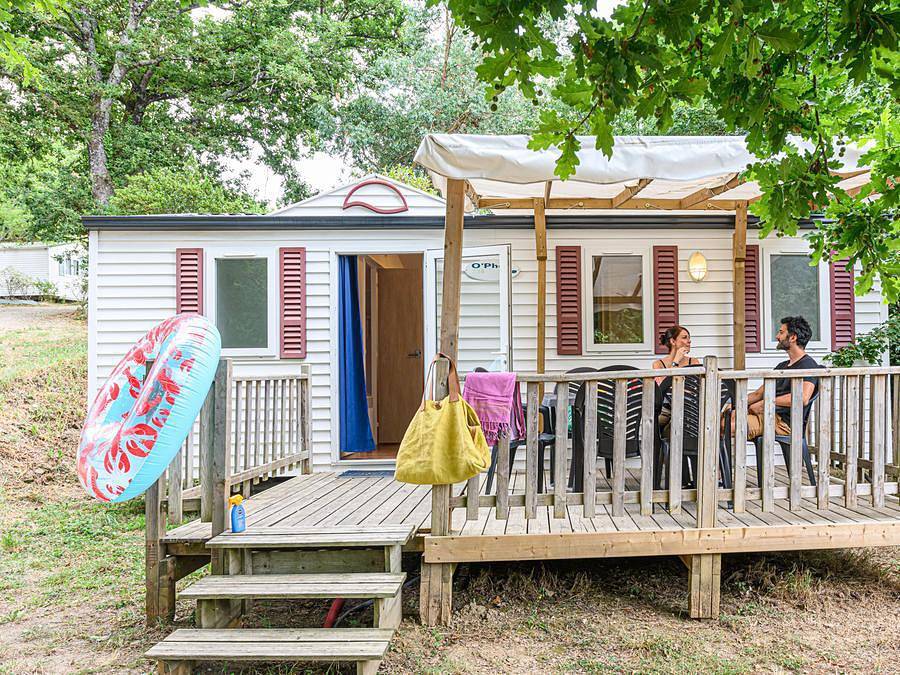 Camping Le Paradis - Sea Green By Sunêlia - Mobilheim 4 personen - Cottage Low Cost 2 Zimmer 4 pers in Talmont-Saint-Hilaire, Vendée