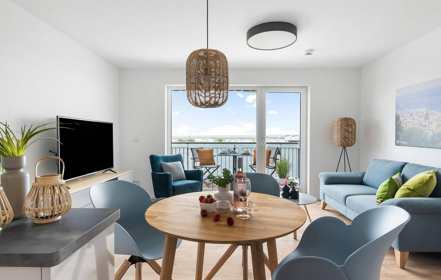 Ganze Ferienwohnung, Appartement mit Meerblick, Terrasse und Parkplatz in Olpenitz, Kappeln
