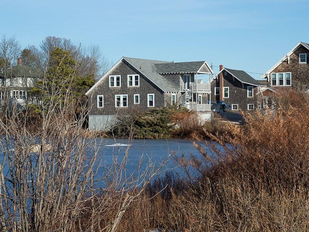 Boathouse Apartment in Fortunes Rocks, 100 Meter vom Strand entfernt. in Biddeford, York County