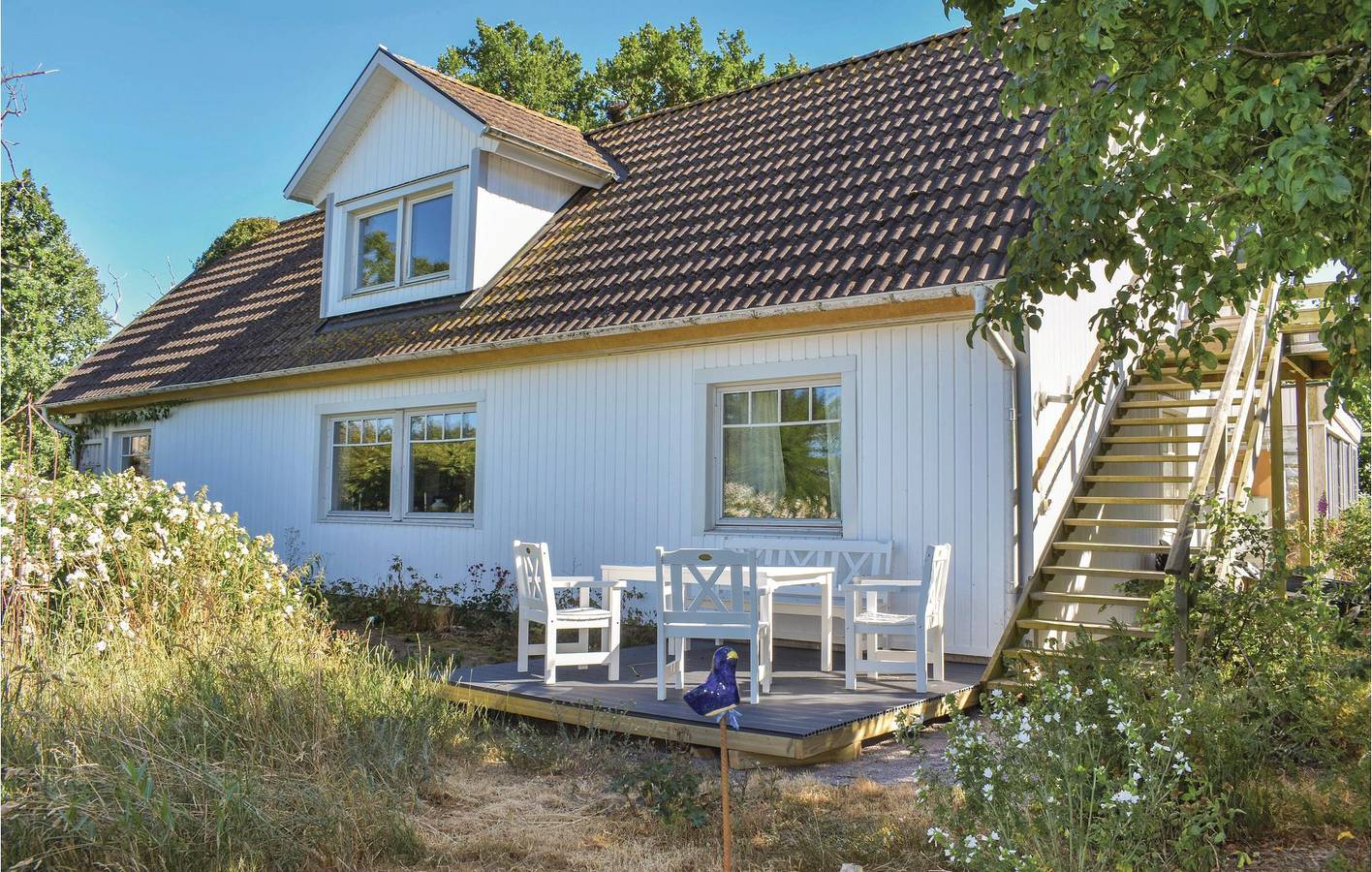 Lägenhet för 6 Personer, med trädgård och terass, med husdjur