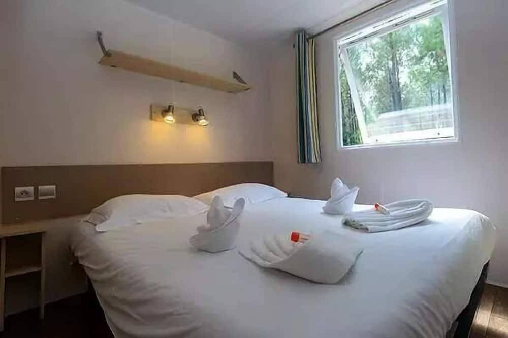 Mobil-home | Comfort | 3 Ch. | 6 pers. | Terrasse surélevée | A/C | Tv in Lit-et-Mixe, Côte d’Argent
