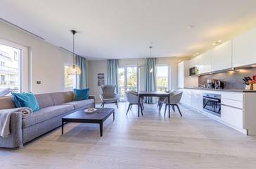 Ferienwohnung für 4 Personen, mit Sauna und Balkon, mit Haustier in Wustrow