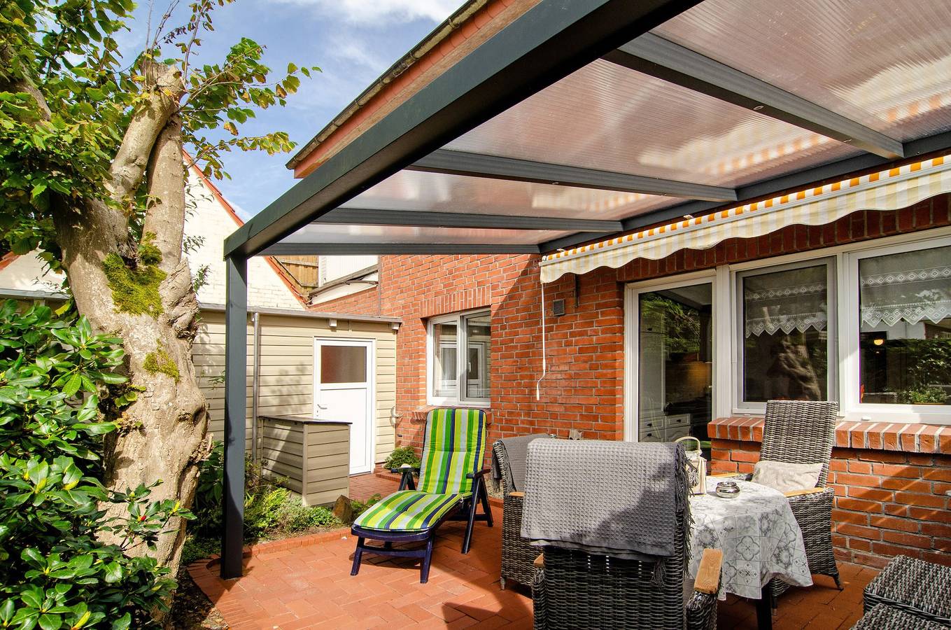 Appartement entier, Appartement "Haus Scheve" avec terrasse privée, jardin privé et Wi-Fi in Rhauderfehn, Nordseeküste