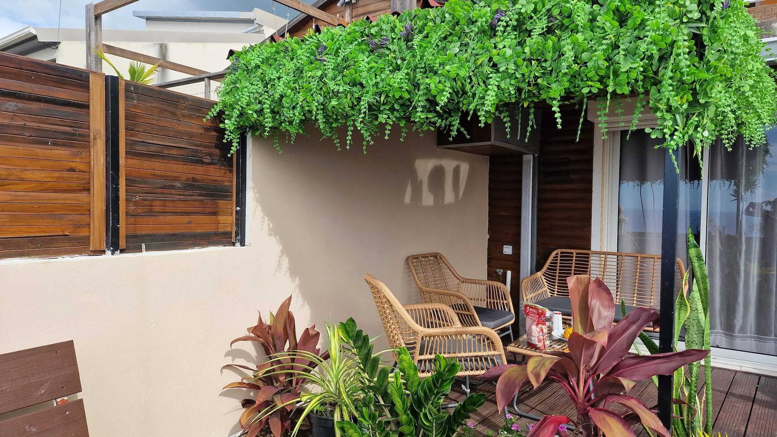 Appartement entier, Appartement avec vue sur mer à Saint-Paul, 50 m², Terrasse in Saint-Paul (Réunion), Île de la Réunion