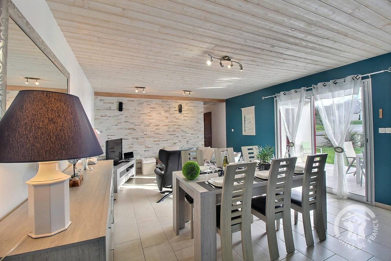 Les Agapanthes in Port Blanc (Penvénan), Penvénan