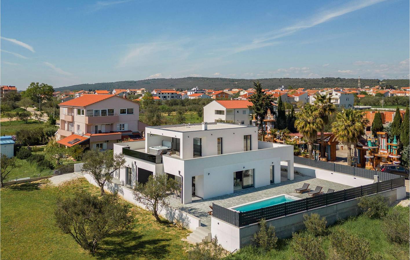 Ferienhaus für 8 Personen mit Pool in Sukosan, Zadar