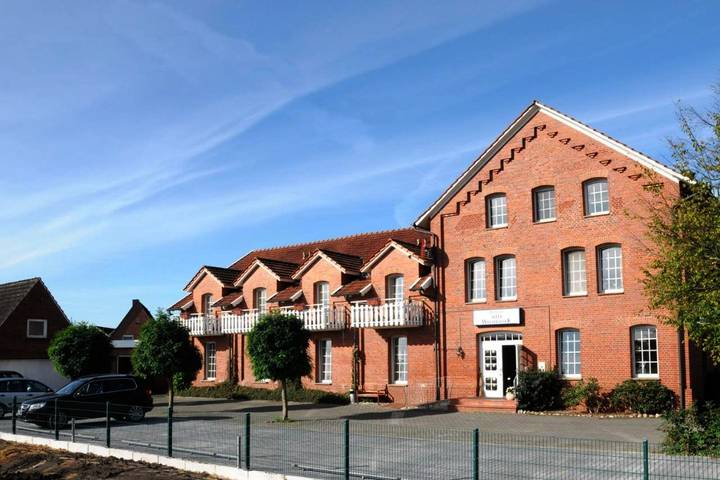 Pension voor 3 personen, with Balkon and Terras as well as Tuin and Uitzicht in Bad Bentheim