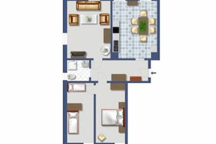 Ferienwohnung für 4 Personen, mit Garten in Steinbergkirche