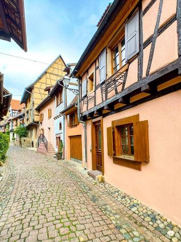 Gîte pour 4 personnes, avec jardin et vue, animaux acceptés à Eguisheim