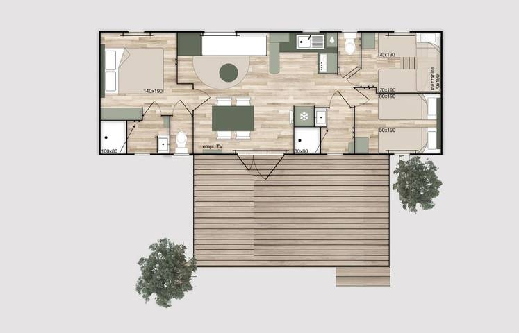 Location de vacances pour 7 personnes, avec piscine et vue ainsi que jardin et terrasse dans Saint-Médard (Indre) - 3