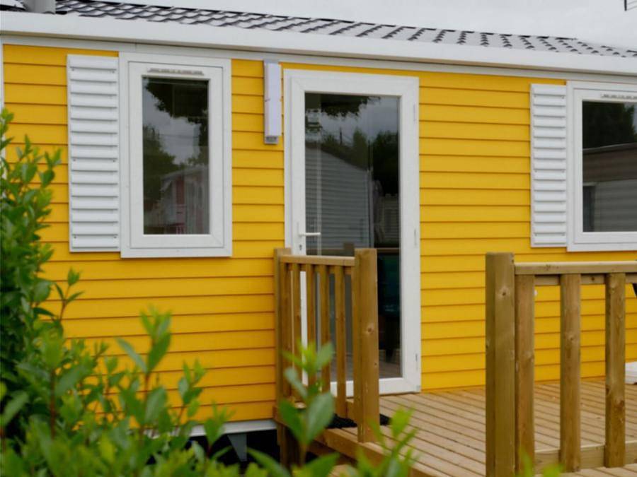 Camping Paradis Le Royon - Mobilhome 2 personnes - Mobil Duo in Fort-Mahon-Plage, Région d'Abbeville