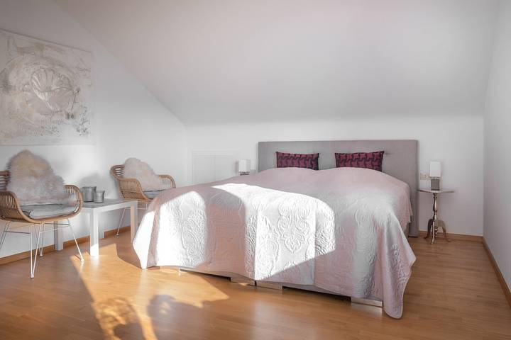 Appartement de vacances pour 5 personnes, avec Balcon et Jardin