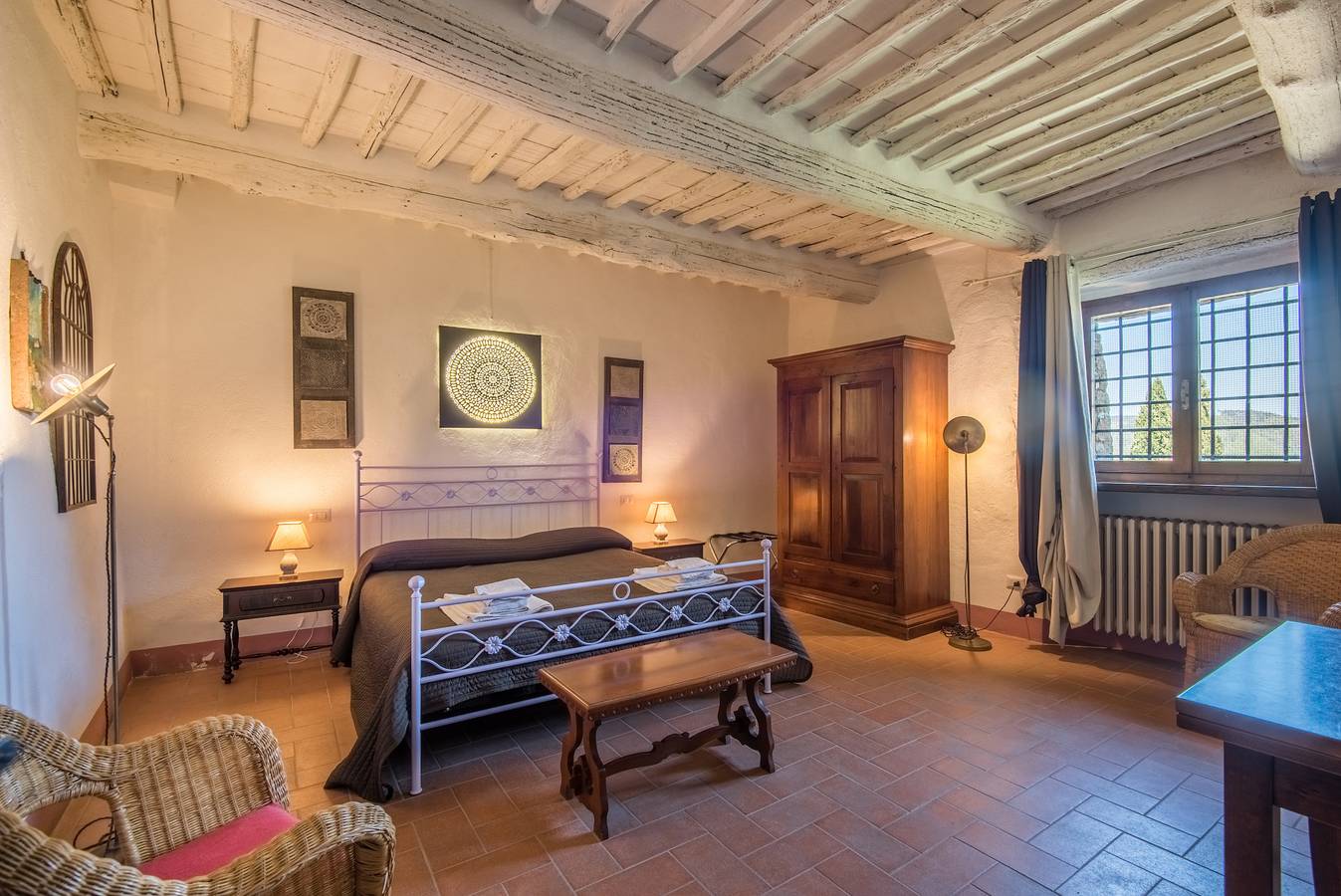 Appartement Casale Rosennano - Riserva met gemeenschappelijke tuin & Wi-Fi in Castelnuovo Berardenga (Comune), Chianti