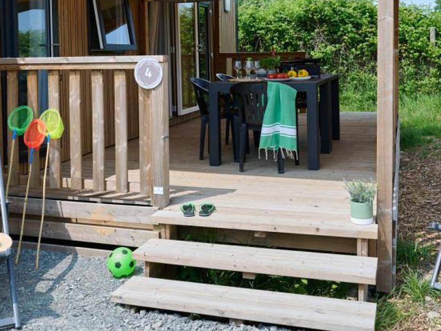 Camping La Mignardiere - Studio 4 personen - Clim Suite Duo 4 Personen in Ballan-Miré, Tours und Umgebung