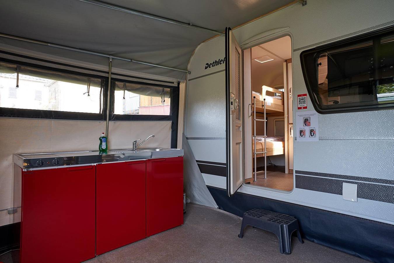 Vollausgestatteter Mietwohnwagen in Westerheim, Westerheim Region