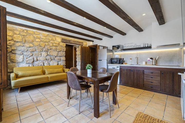 Apartamento para 4 personas, con Terraza en Bronchales