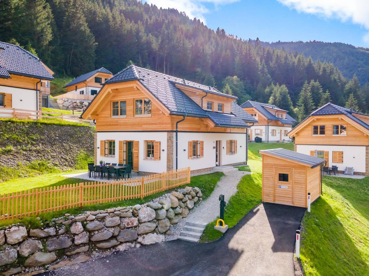 Freistehendes Chalet mit Infrarotsitzen in Rottenmanner und Wölzer Tauern, Irdning-Donnersbachtal