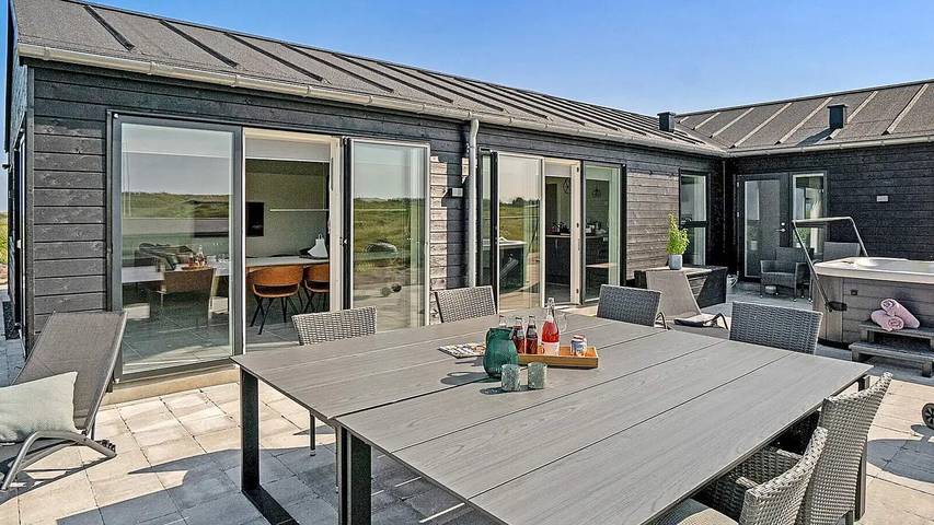 Ferienhaus mit meerblick für 11 Personen, mit Whirlpool und Terrasse sowie Sauna in Grønhøj Strand - 2