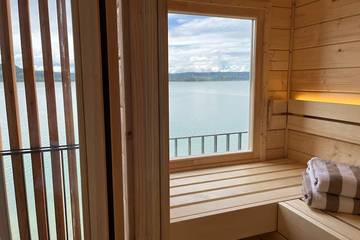 Ferienwohnung für 3 Personen, mit Balkon und Sauna in Kochel am See