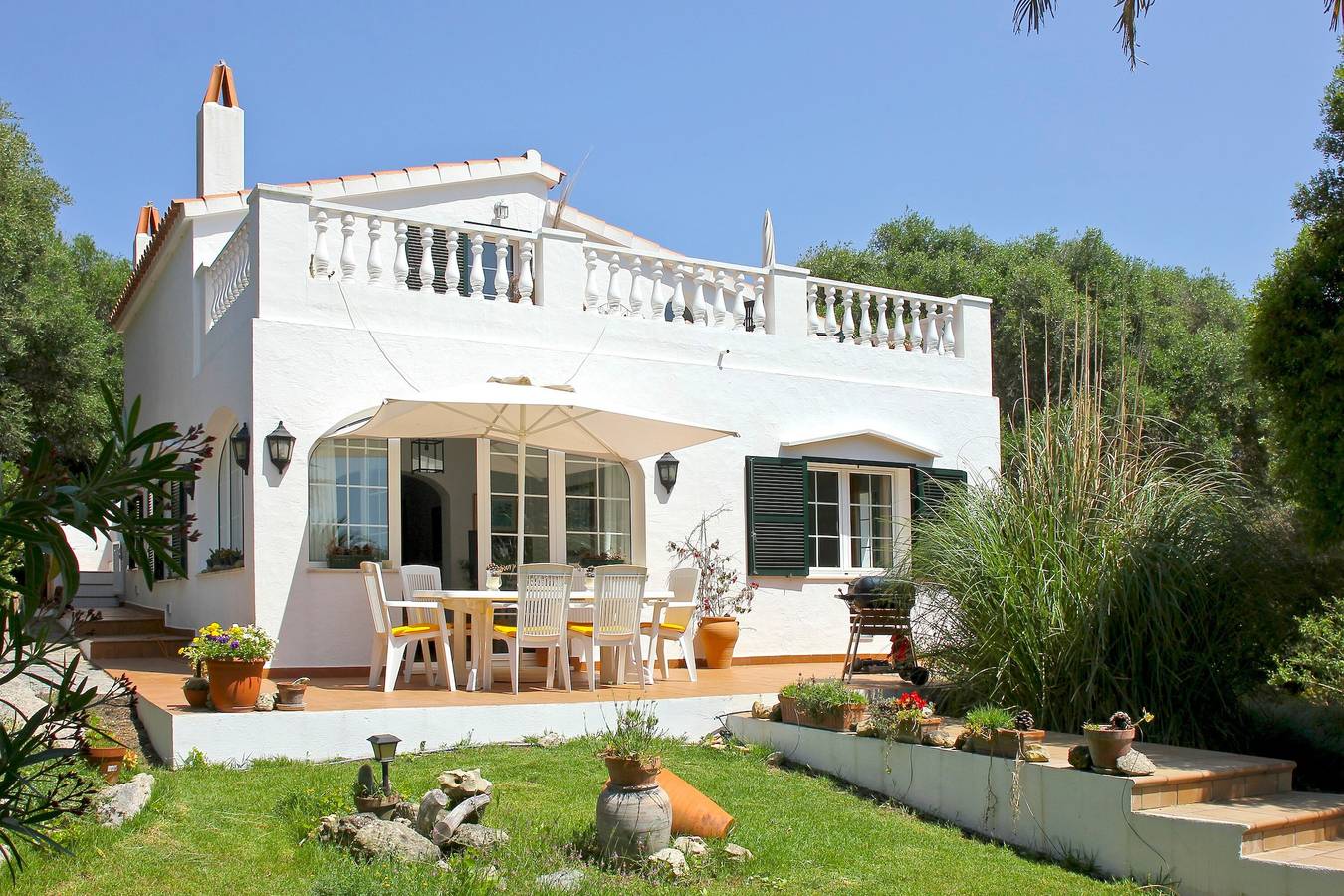 Finca "Las Tórtolas" with Landscape View, Wi-Fi, Garden, Terraces & Pool in L'Argentina, Alaior Municipality