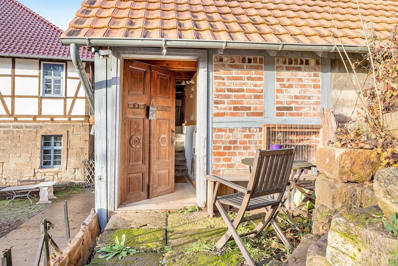 Ferienhaus 'Tiny House An Der Werra' mit Privatterrasse, Wlan und Klimaanlage in Bad Sooden-Allendorf, Werratal
