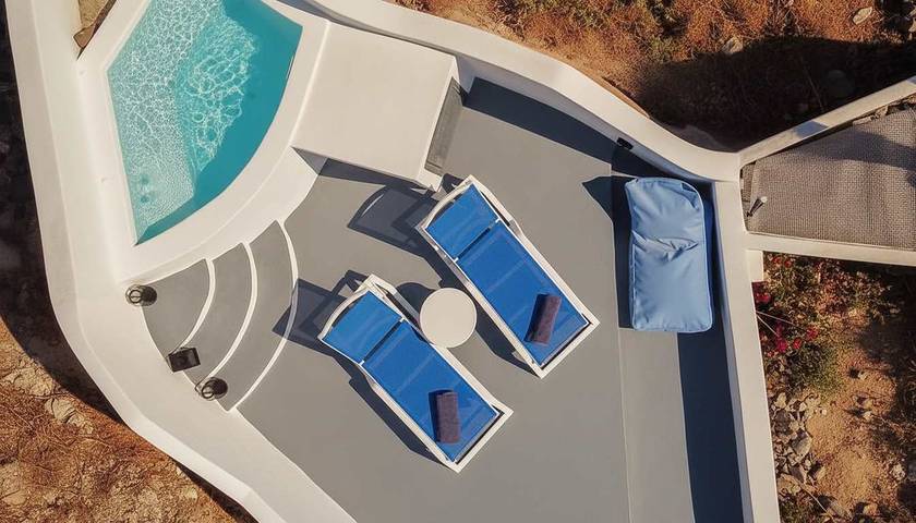 Geheel appartement, Vakantieappartement voor 2 personen met tuin in Firostefani, Thera