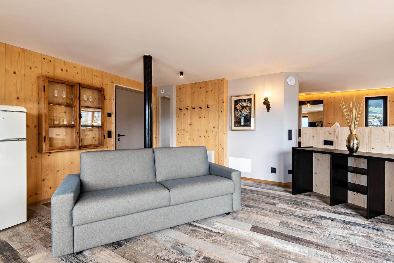 Ganze Wohnung, Aumia Ferienwohnung Diamant' mit Bergblick & Terrasse in Völs am Schlern, Dolomiti Superski