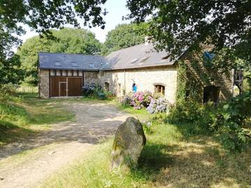 Cottage pour 2 personnes, avec jardin à Brech
