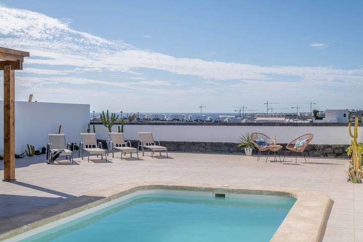 Location de vacances pour 7 personnes, avec jardin à Playa Blanca - 4