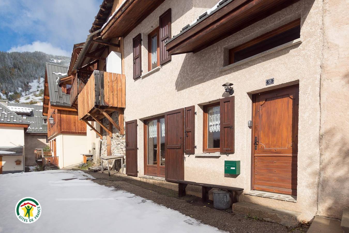 Casa de huéspedes para 2 personas con jardín in Huez, Parque Nacional de los Ecrins