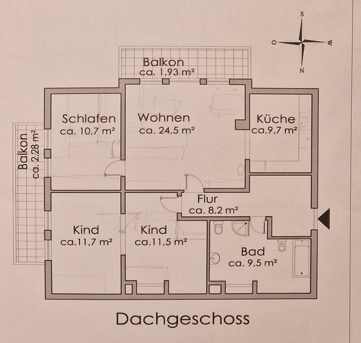 Ferienwohnung für 5 Personen, mit Balkon in Fünfseenland - 2