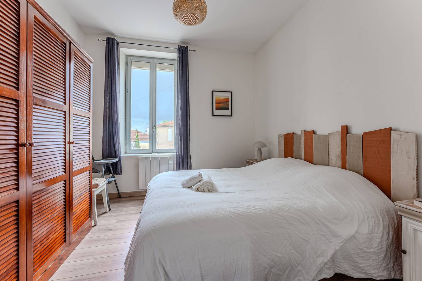 Appartement entier, Appartement 'La Teste Coeur De Ville' avec climatisation, terrasse privée, balcon et Wi-Fi in La Teste-de-Buch, Région d'Arcachon