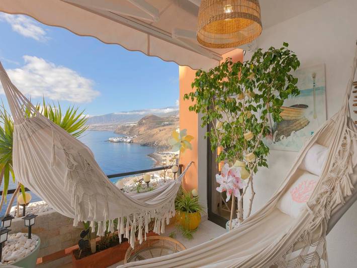 Casa rural para 4 personas, con balcón y piscina en El Rosario