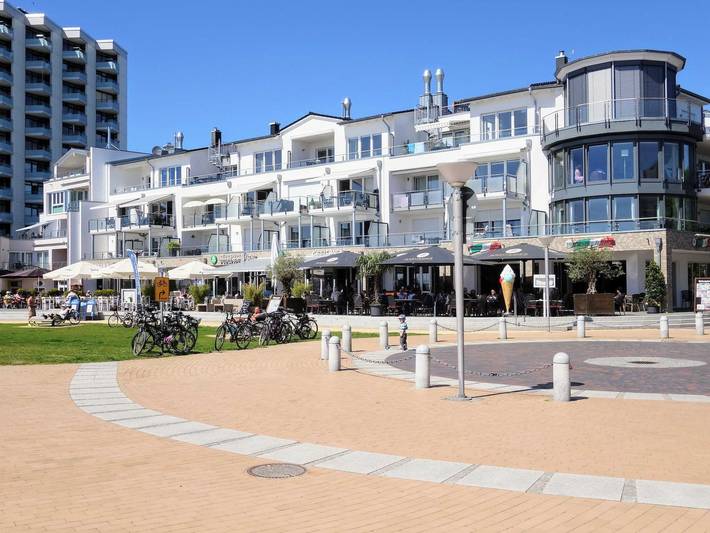 Ferienwohnung für 4 Personen, mit Ausblick und Seeblick sowie Balkon, kinderfreundlich in Südstrand Pelzerhaken