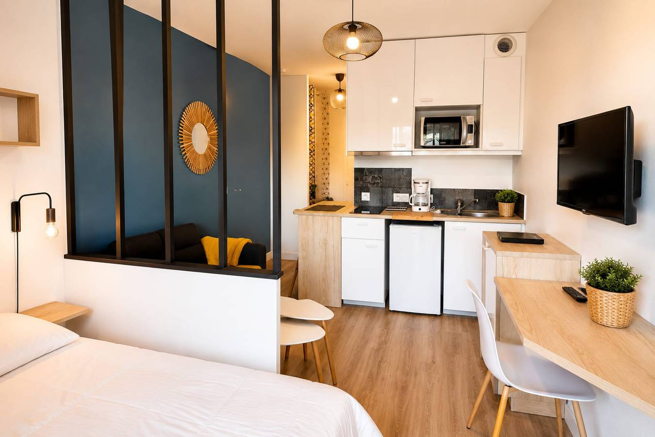 Studio entier, Studio lumineux, balcon et parking à Saint-Marc in Saint-Marc-sur-Mer, Saint-Nazaire