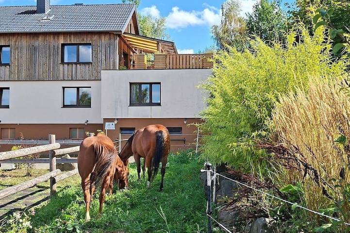 Ferienwohnung für 6 Personen, mit Garten