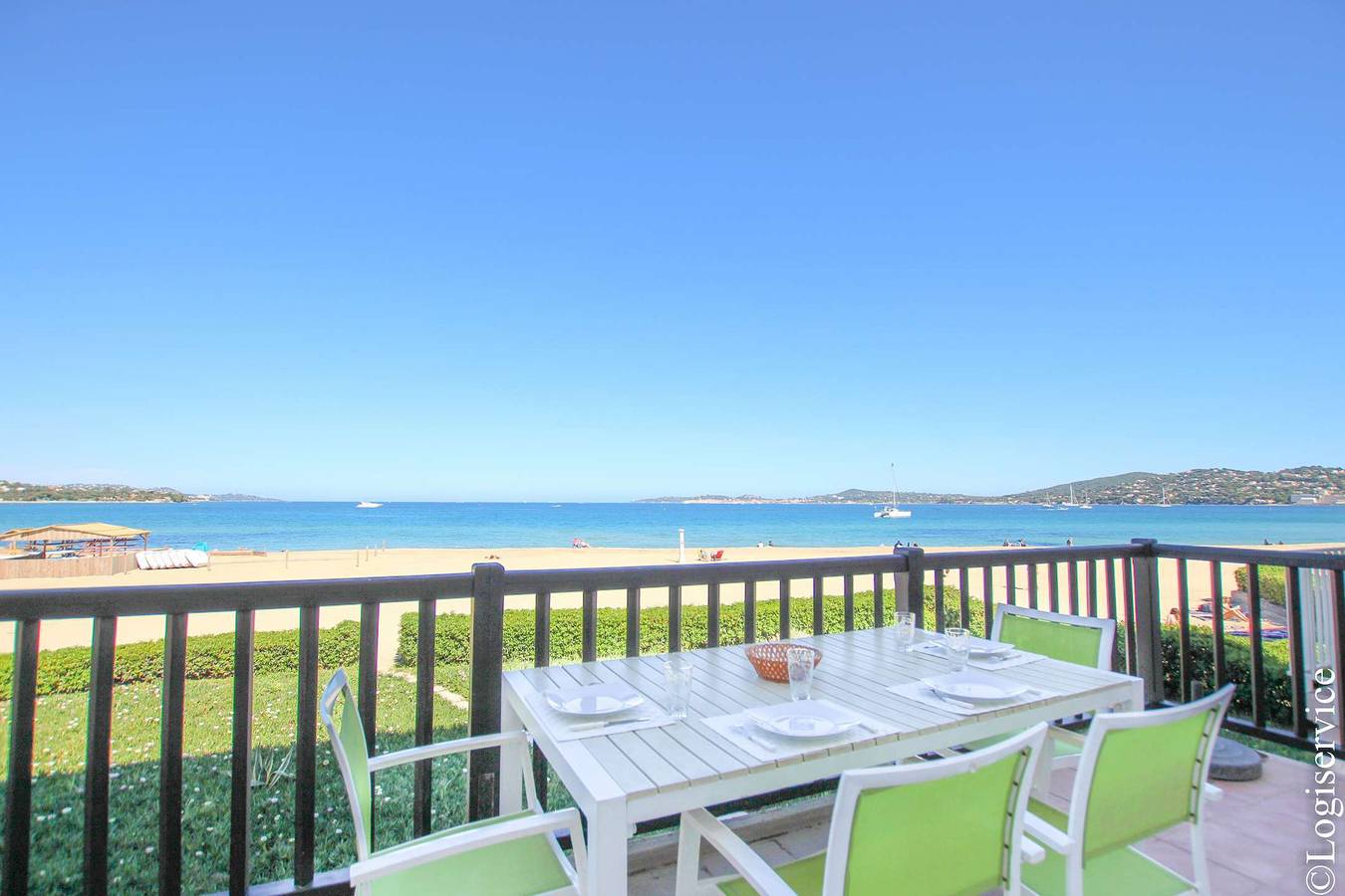 Appartement de vacances entier, Sur plage appartement pour 4 personnes vue mer in Port Grimaud, Grimaud