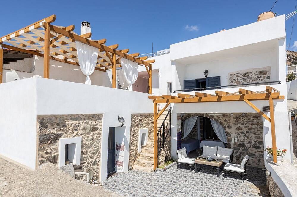 Petrino paradosiako (traditionelles Haus) in Kerames, Rethymno und Umgebung