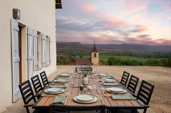 Location de vacances pour 8 personnes, avec Terrasse dans Bréry