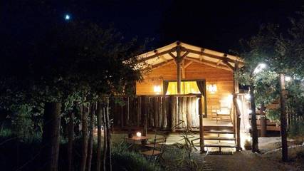 Lodge pour 2 personnes, avec jardin ainsi que jacuzzi et sauna en Charente-Maritime
