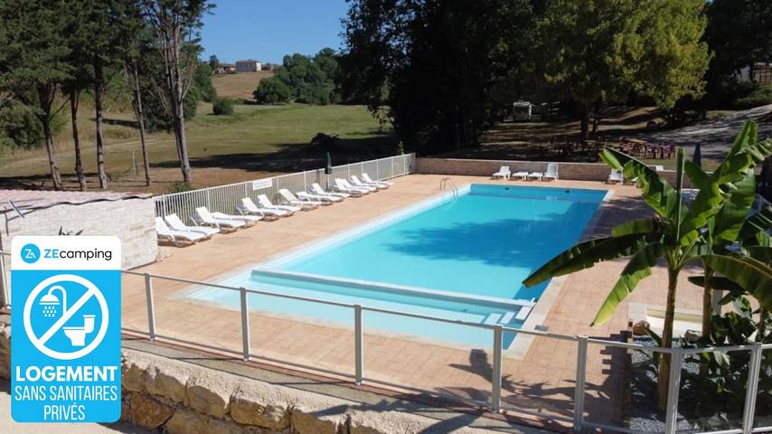 Tente pour 5 personnes, avec jacuzzi et bassin pour enfant dans le Lot - 2