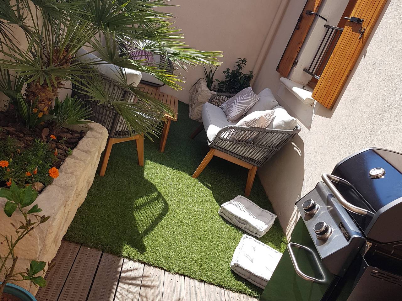 Ganze Wohnung, Frontignan Wohnung mit Terrasse und Küche, nahe dem Stadtzentrum in Frontignan, Côte d'Améthyste
