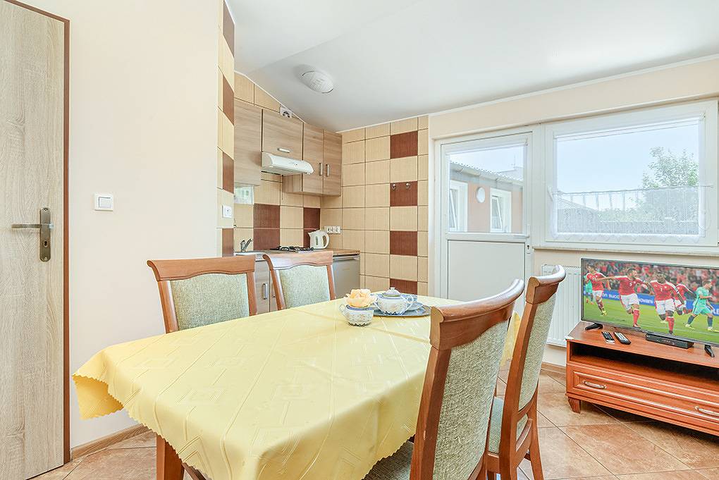 Maison de vacances pour 6 personnes avec terrasse in Leba, Parc national Słowiński