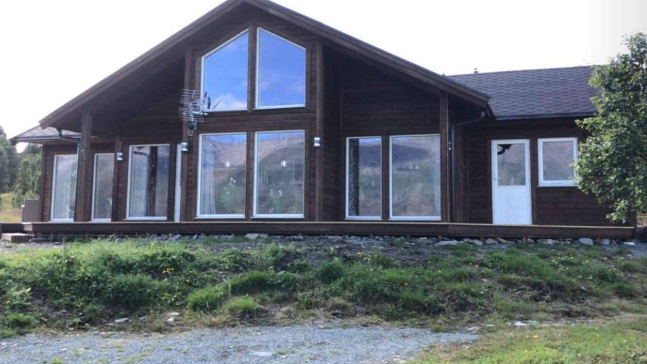 Maison de vacances pour 6 personnes avec vue in Lyngen