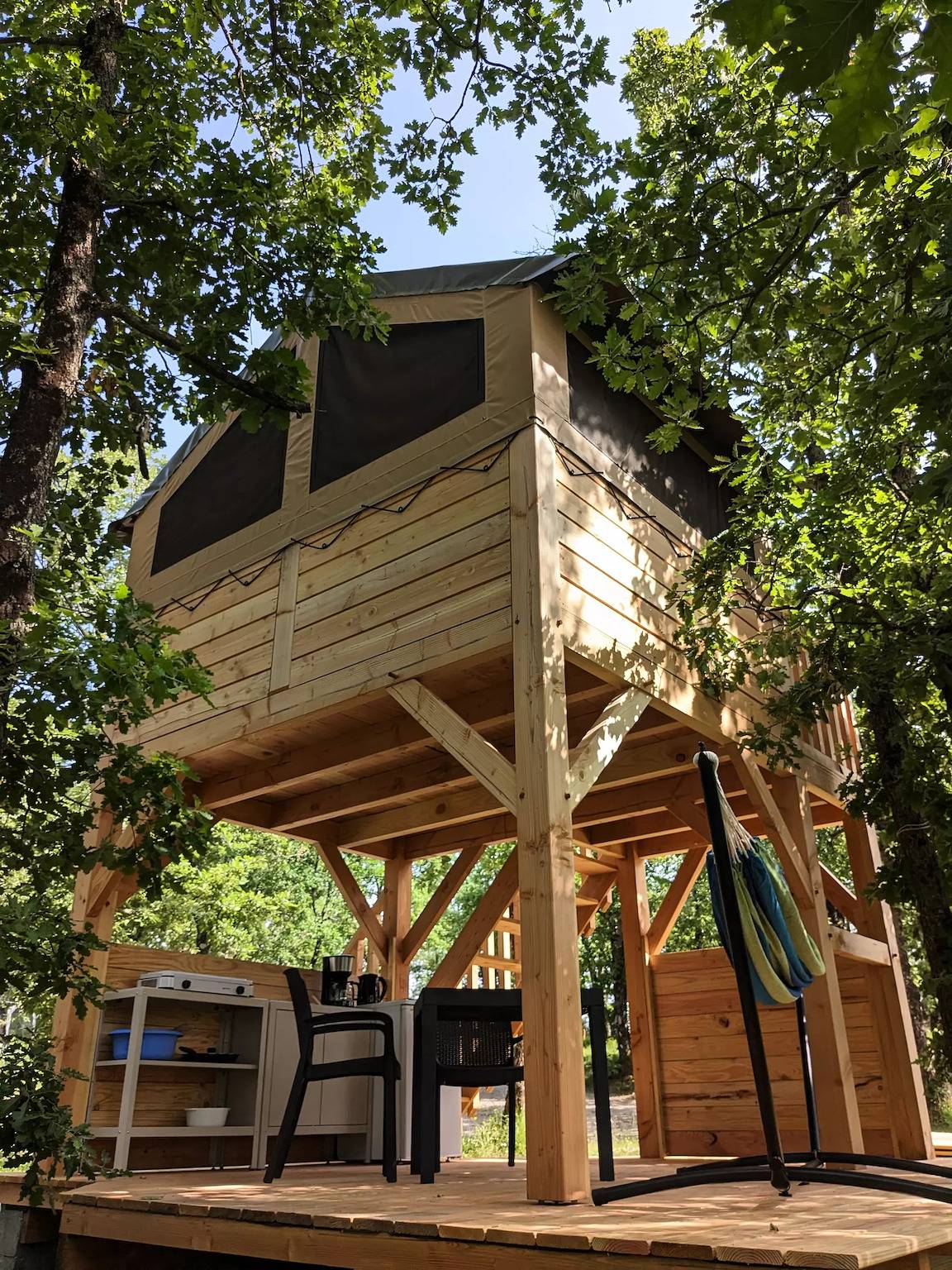 Mobil home cabane 4 personnes in Belloc (homonymie), Ariège