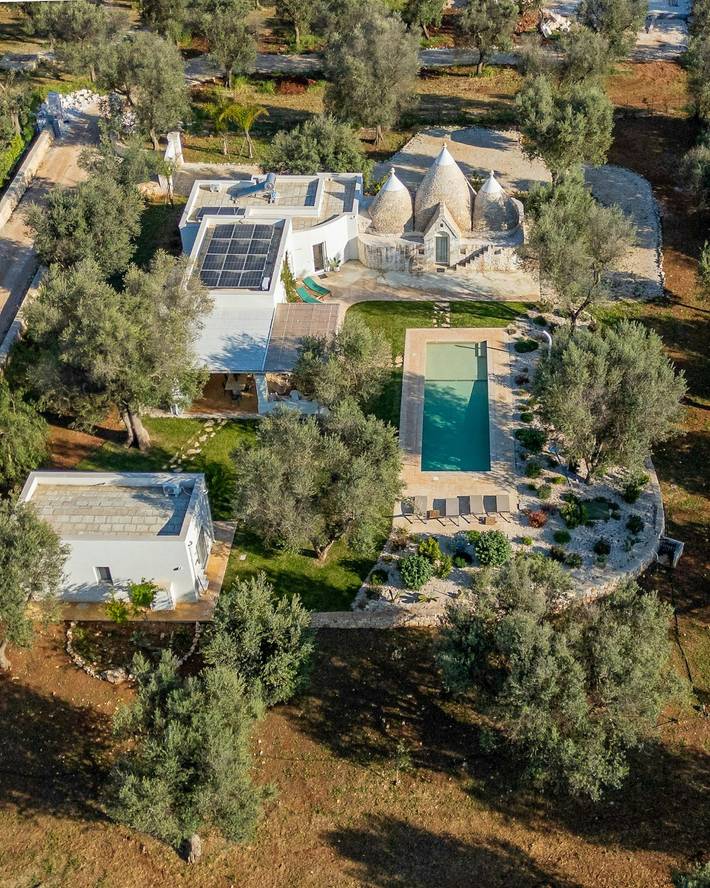 Trullo artisanal avec piscine et oliveraie in San Vito dei Normanni, Salento