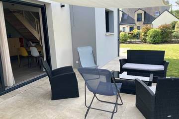 Gîte pour 5 personnes, avec jardin et terrasse dans Plage de Beg Lann