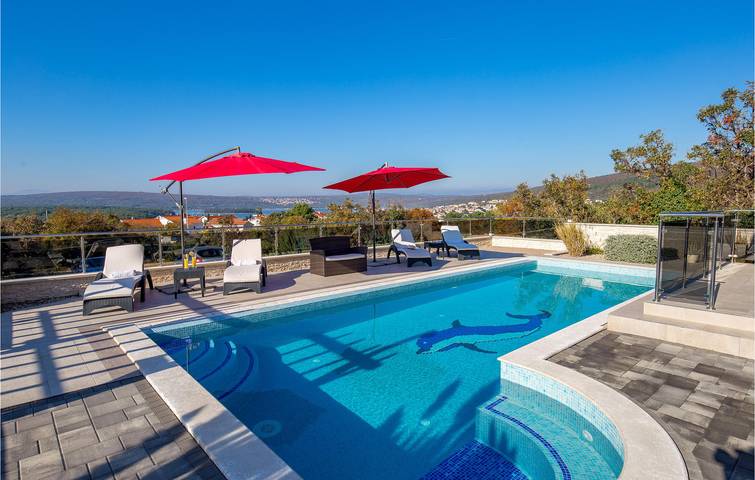 Ferienhaus für 8 Personen, mit Terrasse und Whirlpool sowie Sauna, mit Haustier in Punat - 4